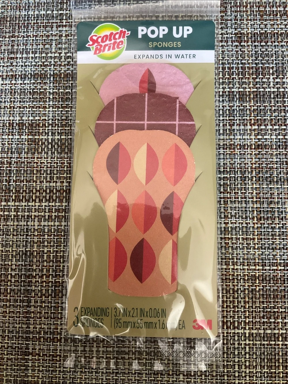 Absorbent Expandable Bath Sponge - 3 NWT